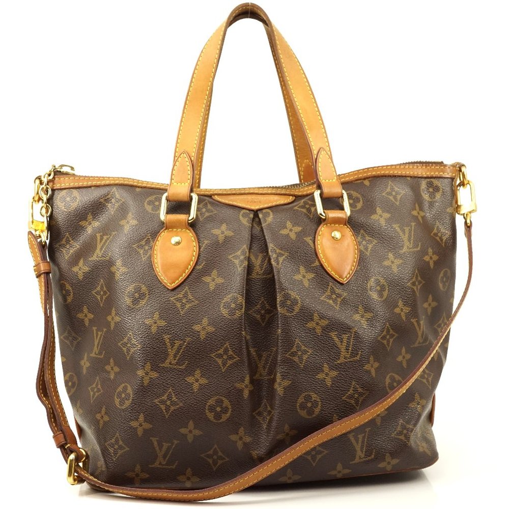 Auth Louis Vuitton Palermo Pm Tote Bag #6256L52